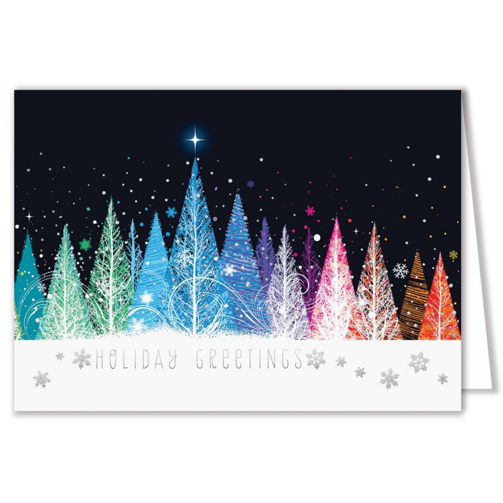 Bright Trees Holiday Card